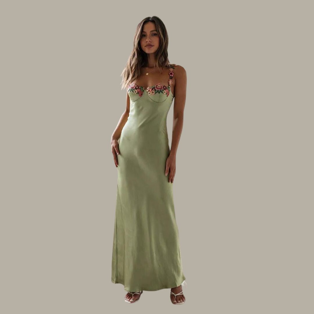 Anji | Elegantes Maxi-Damenkleid
