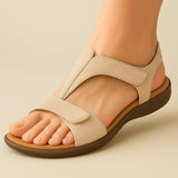 Beige Wildleder