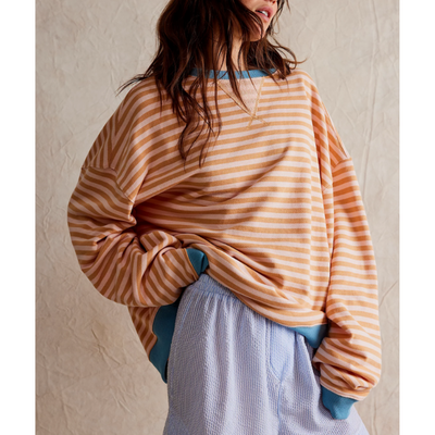 Damen Übergröße Sweatshirt | Langarm