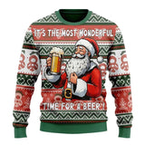 Mehrfarbig / Weihnachtsmann Druck