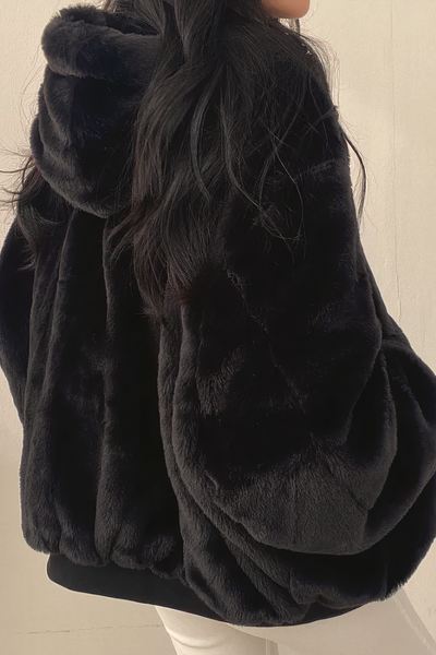 Julia | Vesper mit Kapuze und Kaschmirgefühl