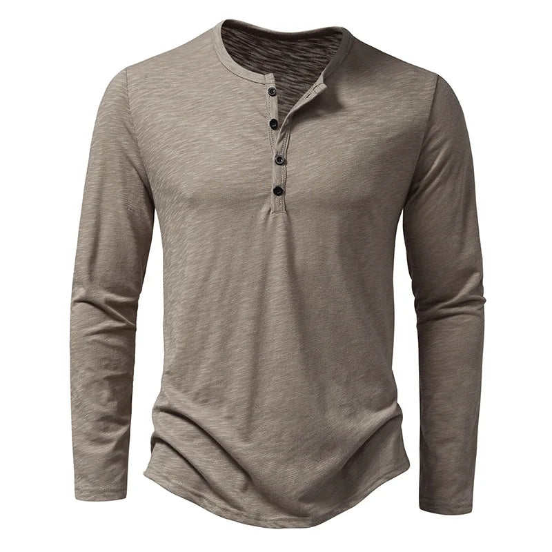 Ludwig | Lässiges Herbst Henley-Shirt für Herren