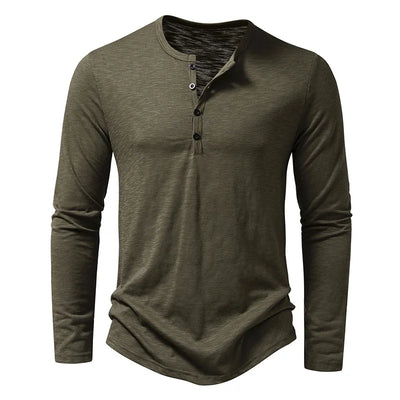 Ludwig | Lässiges Herbst Henley-Shirt für Herren