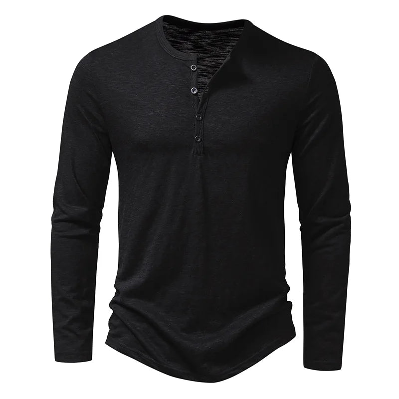 Ludwig | Lässiges Herbst Henley-Shirt für Herren